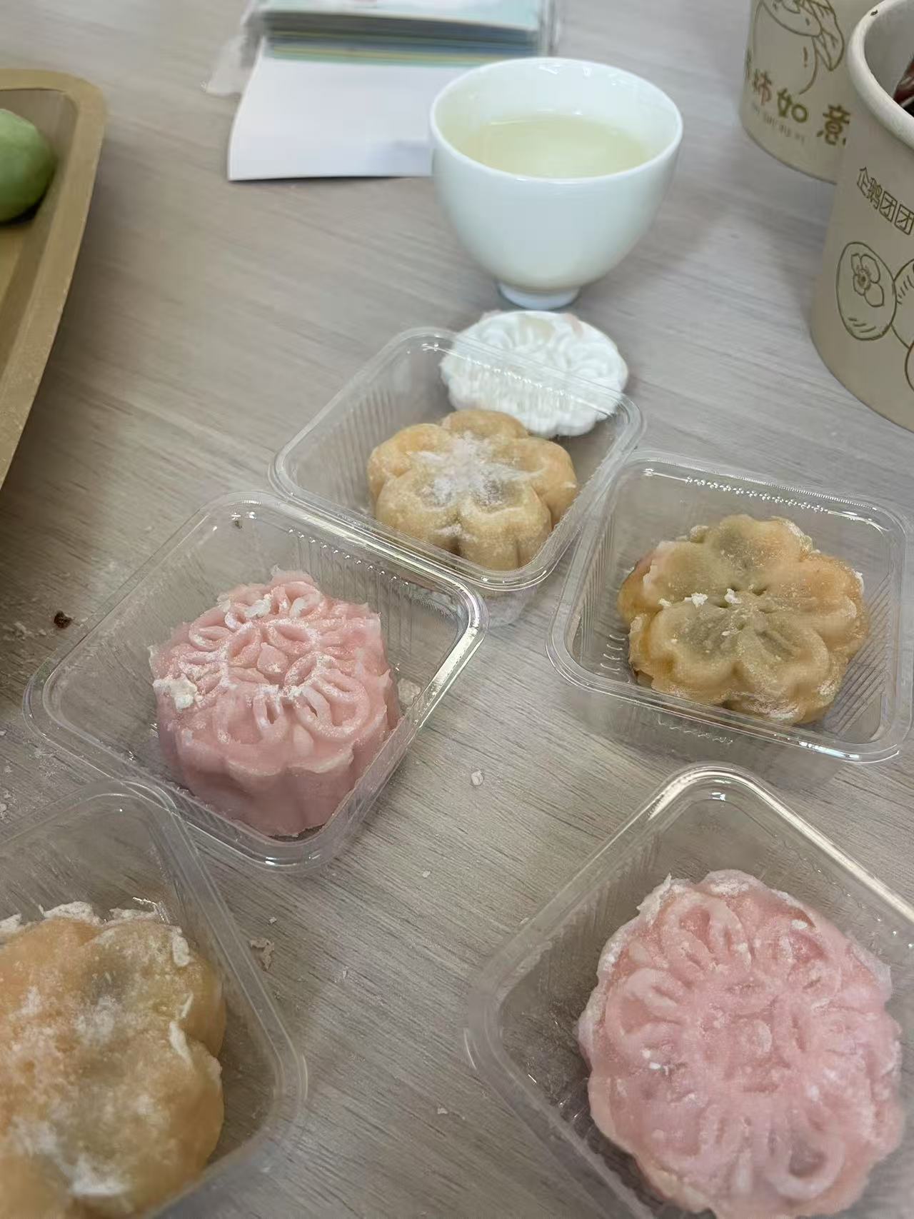 Mooncake making